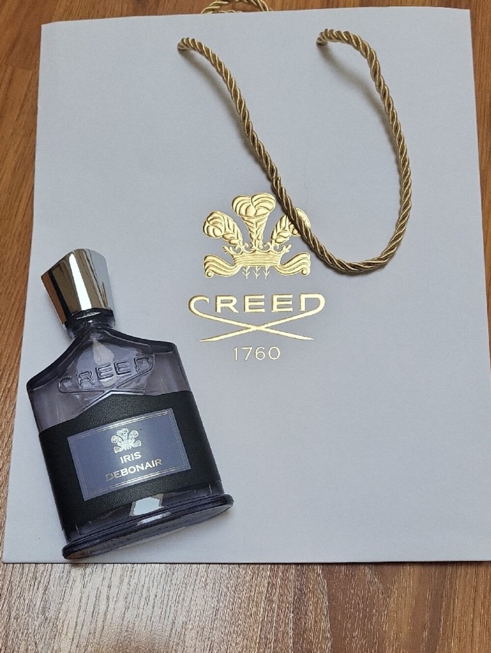 NWOT Premium Creed Iris Debonair Black and Gold Men Perfume - Picture 7 of 10
